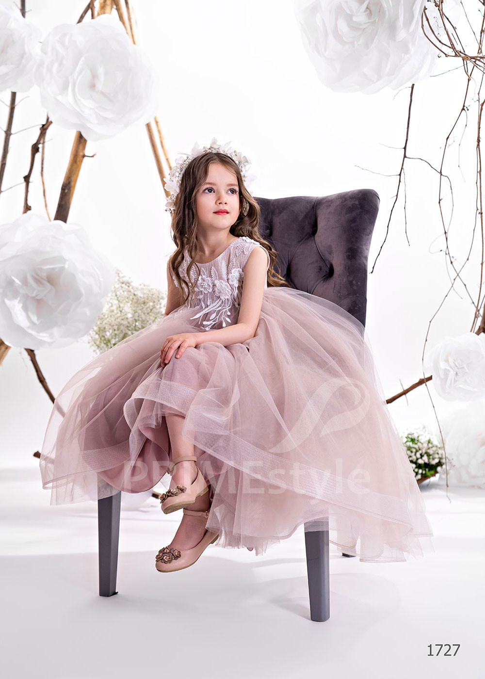 Šaty na svadbu pre malé družičky RC1727