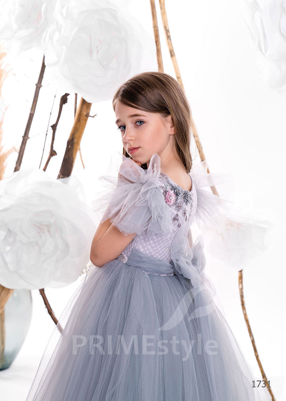 Detské spoločenské šaty na svadbu RC1731