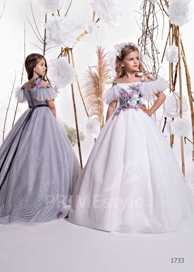Detské šaty na svadbu RC1733