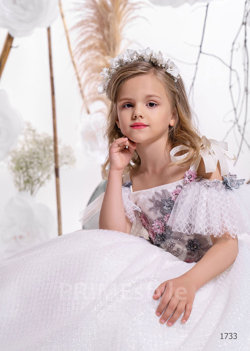 Detské šaty na svadbu RC1733