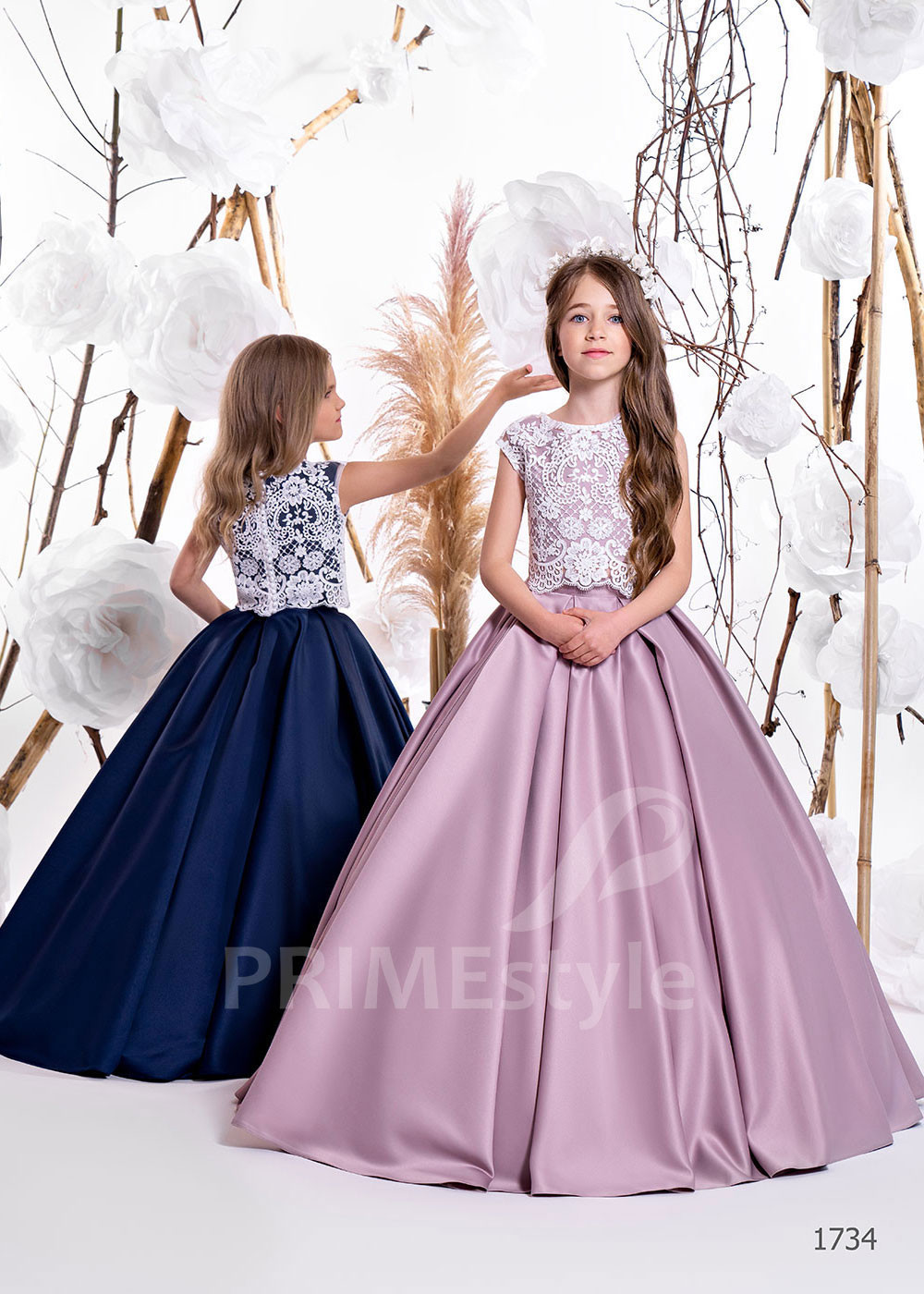 Detské spoločenské šaty RC1734