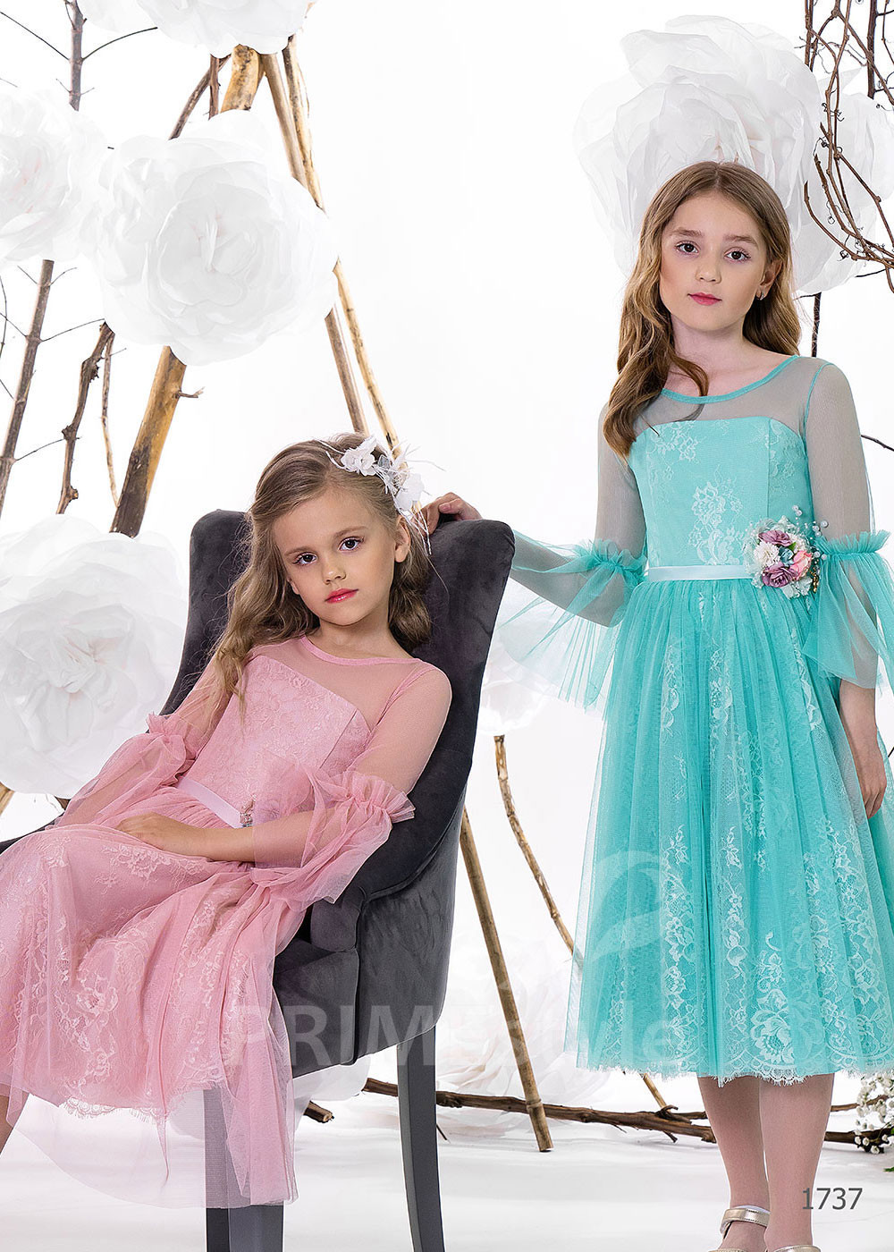 Slávnostné dievčenské šaty RC1737