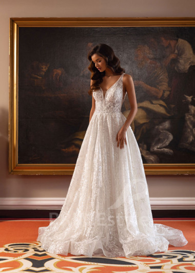 Luxusné princeznovské svadobné šaty Elana - primestyle.sk