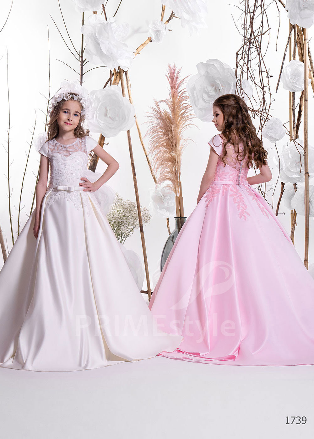 Detské spoločenské šaty na svadbu RC1739