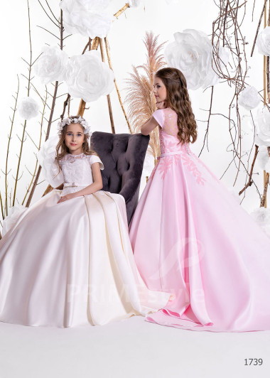 Detské spoločenské šaty na svadbu RC1739 - primestyle.sk