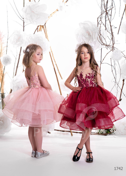 Detské šaty na svadbu RC1742
