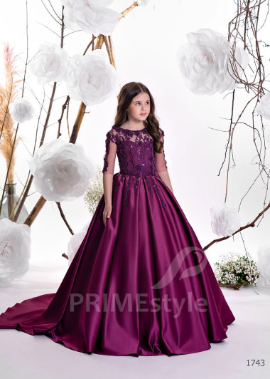 Detské princeznovské šaty  RC1743