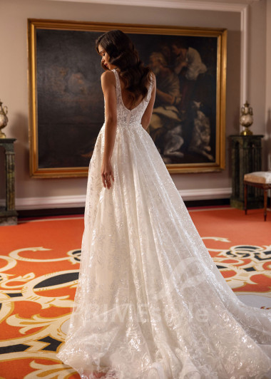 Luxusné princeznovské svadobné šaty Elana - primestyle.sk