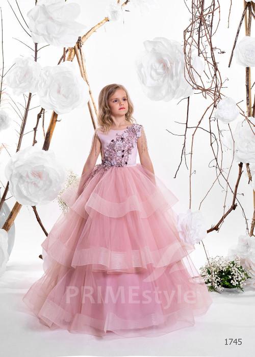 Detské šaty na svadbu RC1745