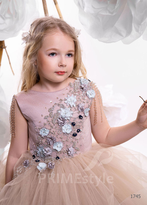 Detské šaty na svadbu RC1745