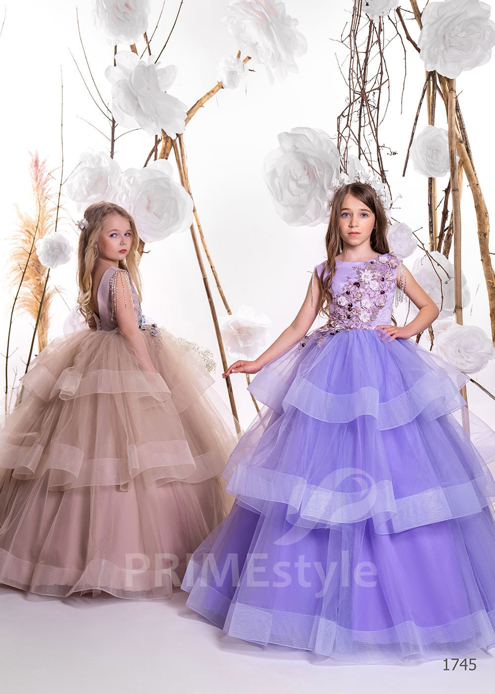 Detské šaty na svadbu RC1745