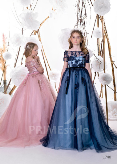 Slávnostné dievčenské šaty RC1748