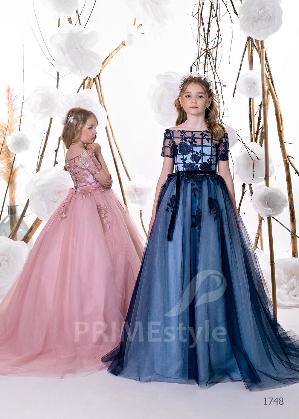 Slávnostné dievčenské šaty RC1748