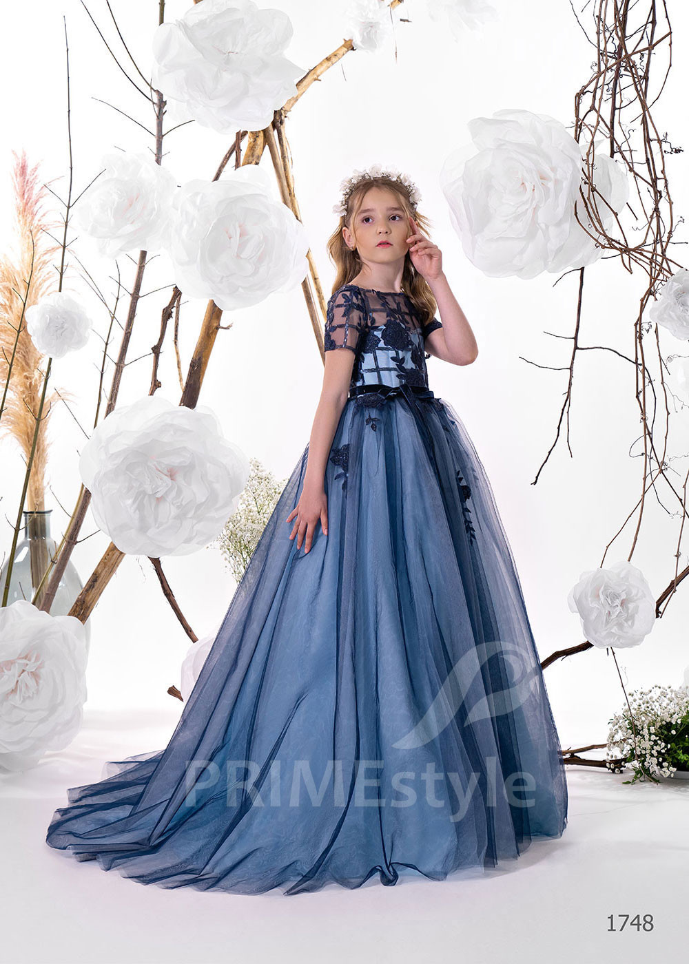 Slávnostné dievčenské šaty RC1748