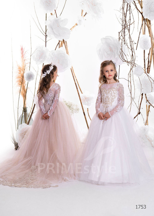 Detské slávnostné šaty RC1753