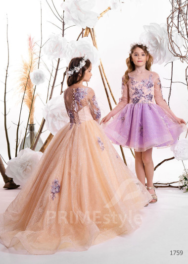Luxusné dievčenské šaty RC1759 - primestyle.sk