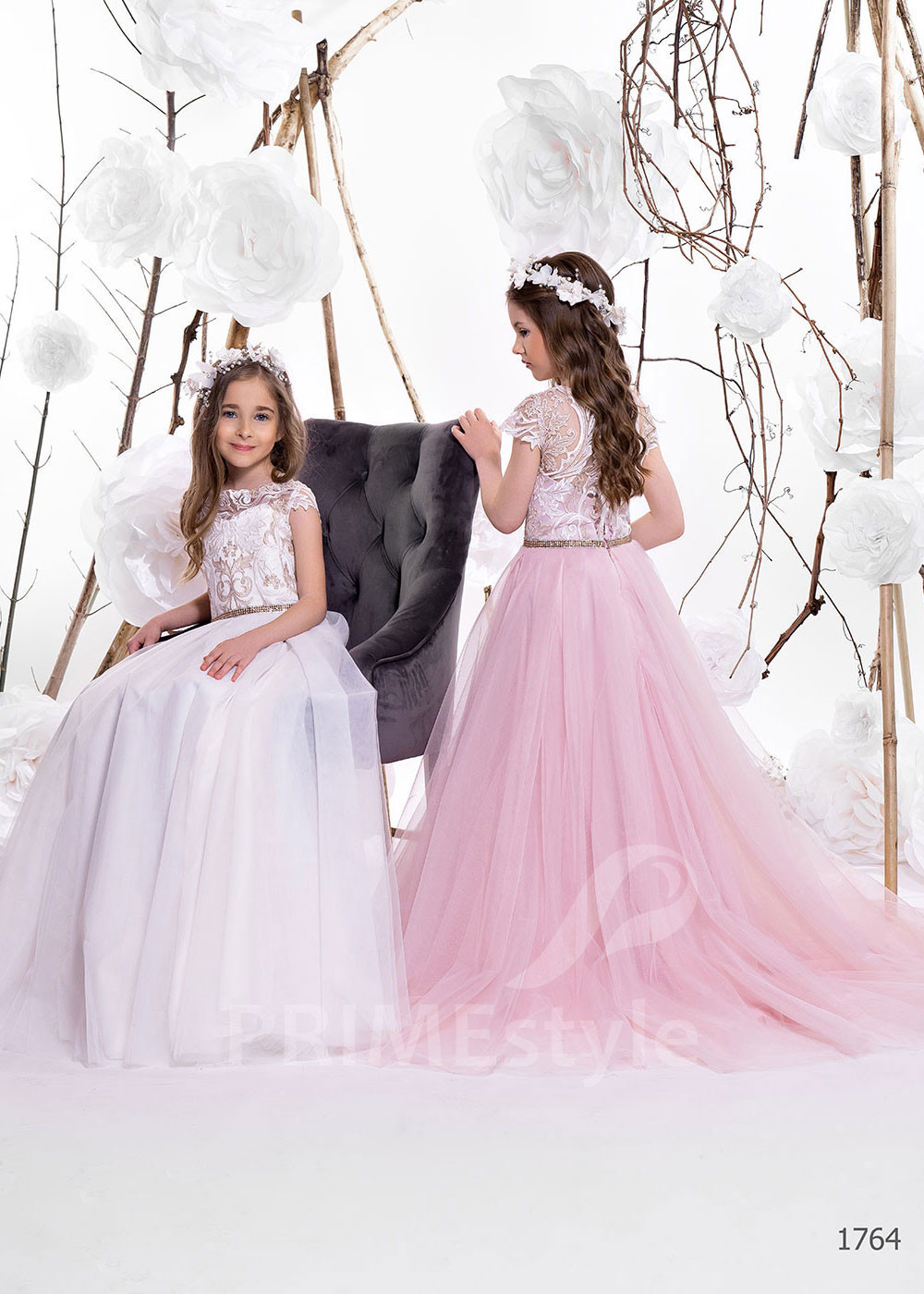 Detské šaty na svadbu RC1764