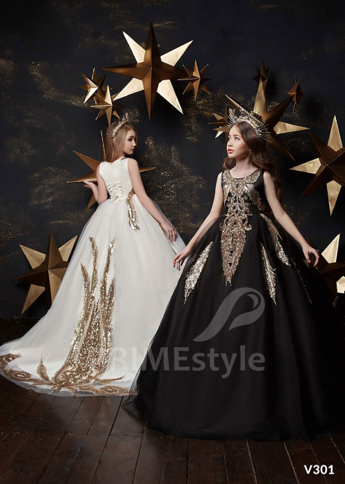 Luxusné dievčenské šaty RV301