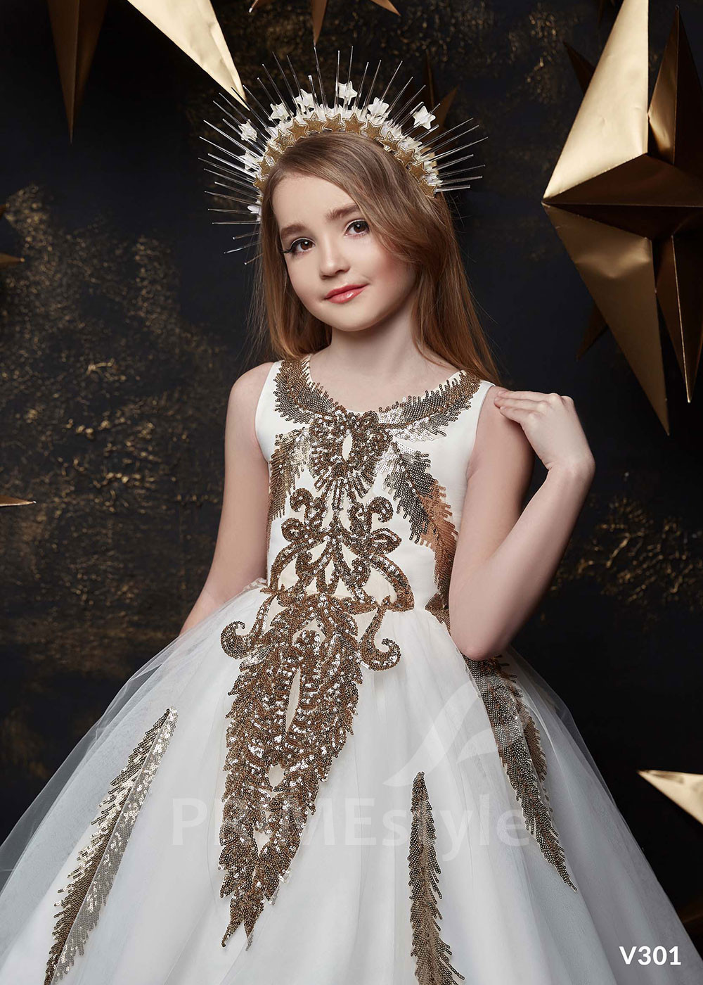 Luxusné dievčenské šaty RV301