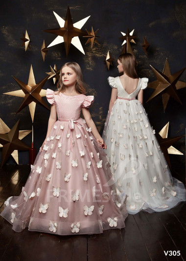 Detské šaty na svadbu RV305 - primestyle.sk