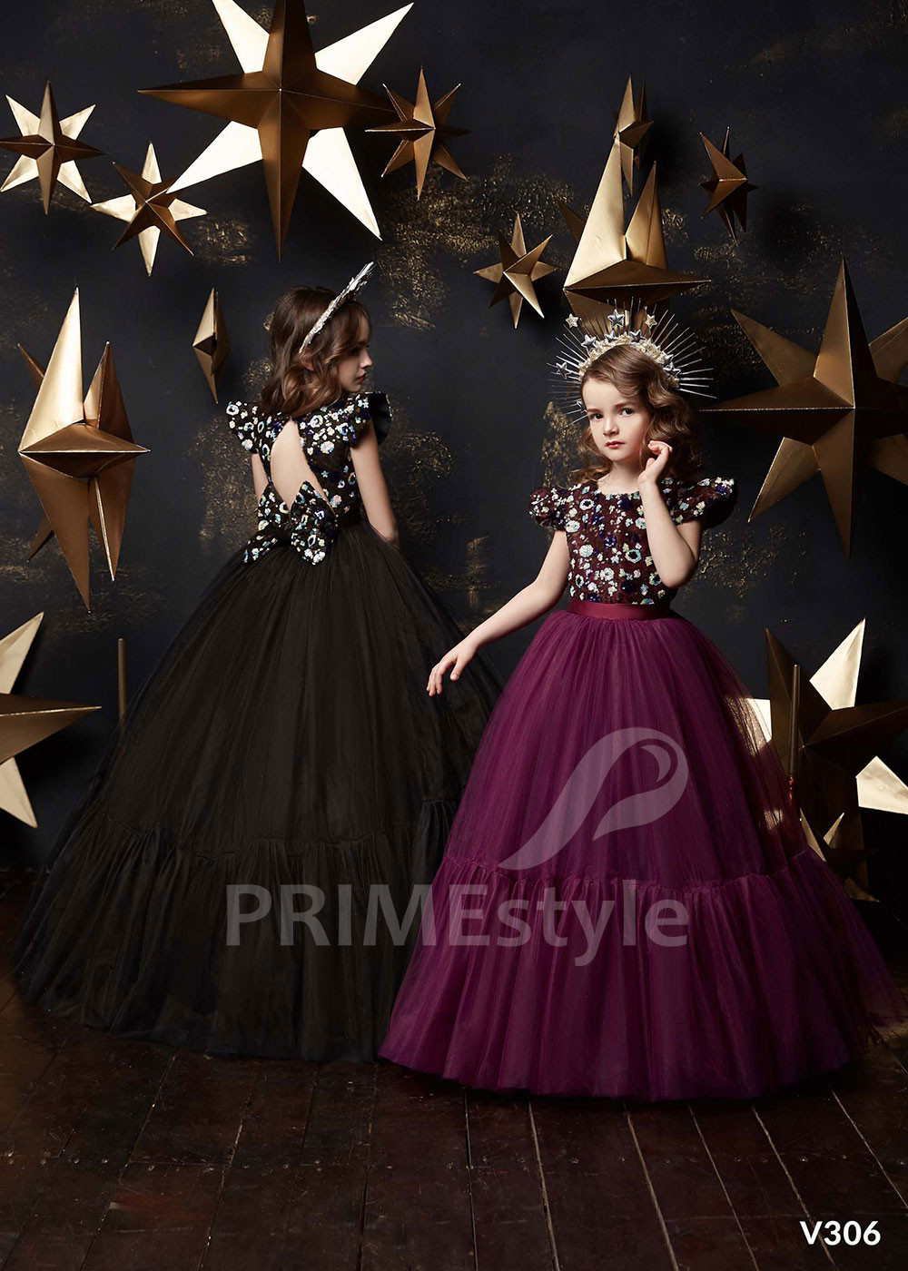 Dievčenské spoločenské šaty RV306