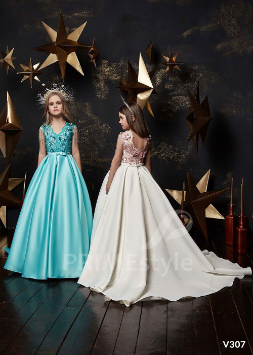 Šaty na svadbu pre malé družičky RV307
