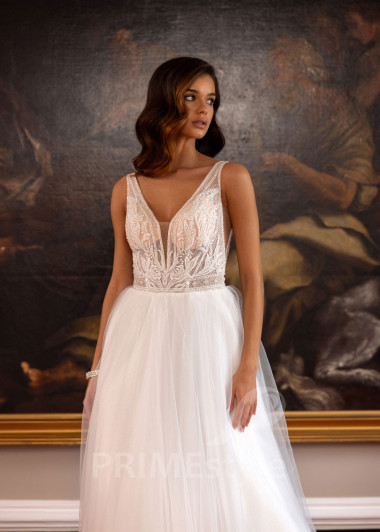 Luxusné romantické svadobné šaty Emma - primestyle.sk
