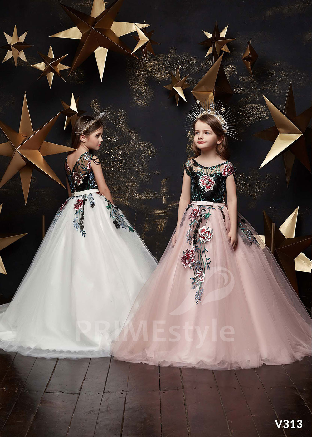 Detské princeznovské šaty RV313