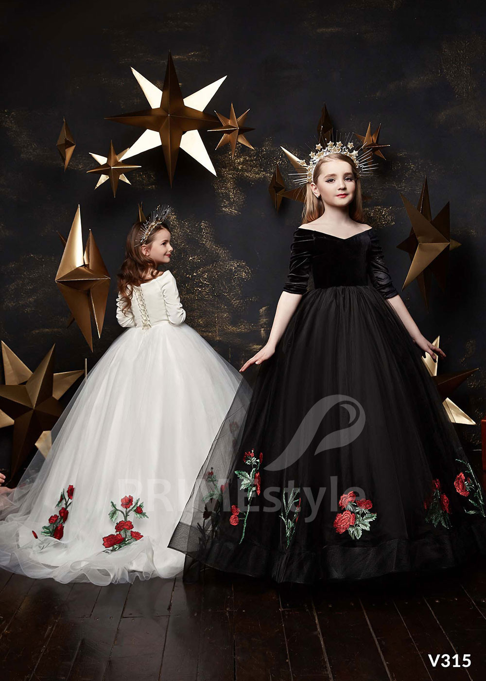 Detské princeznovské šaty RV315