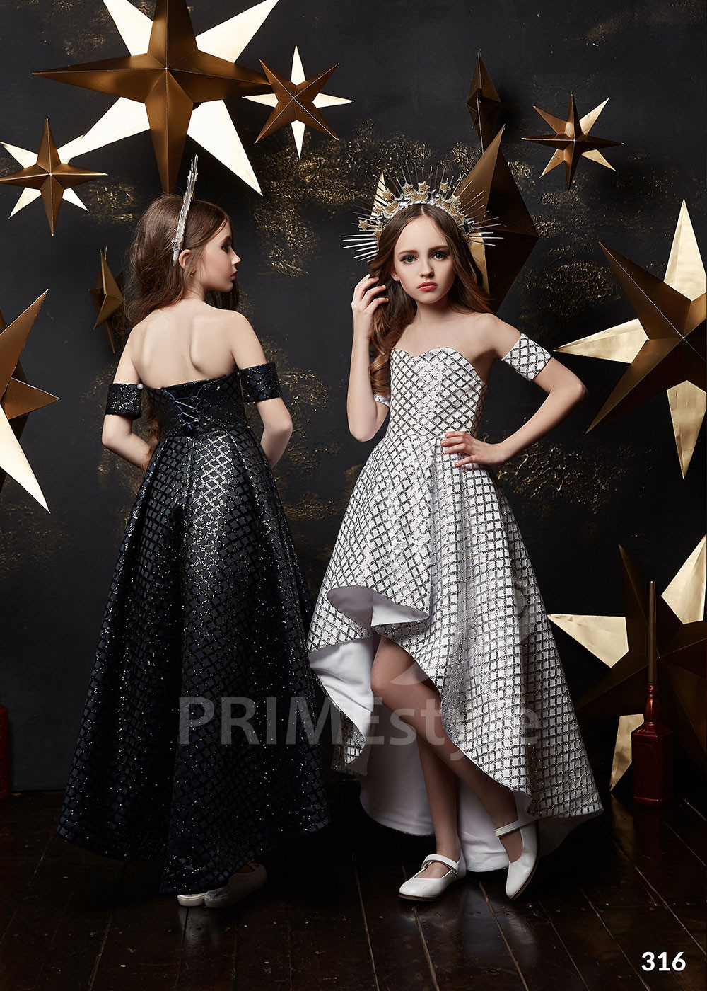 Slávnostné dievčenské šaty RV316