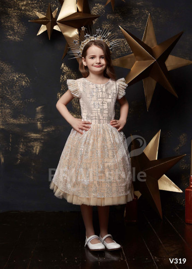 Detské šaty na svadbu RV319 - primestyle.sk