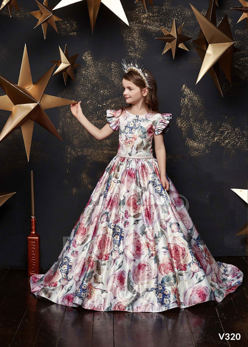 Detské spoločenské šaty RV320