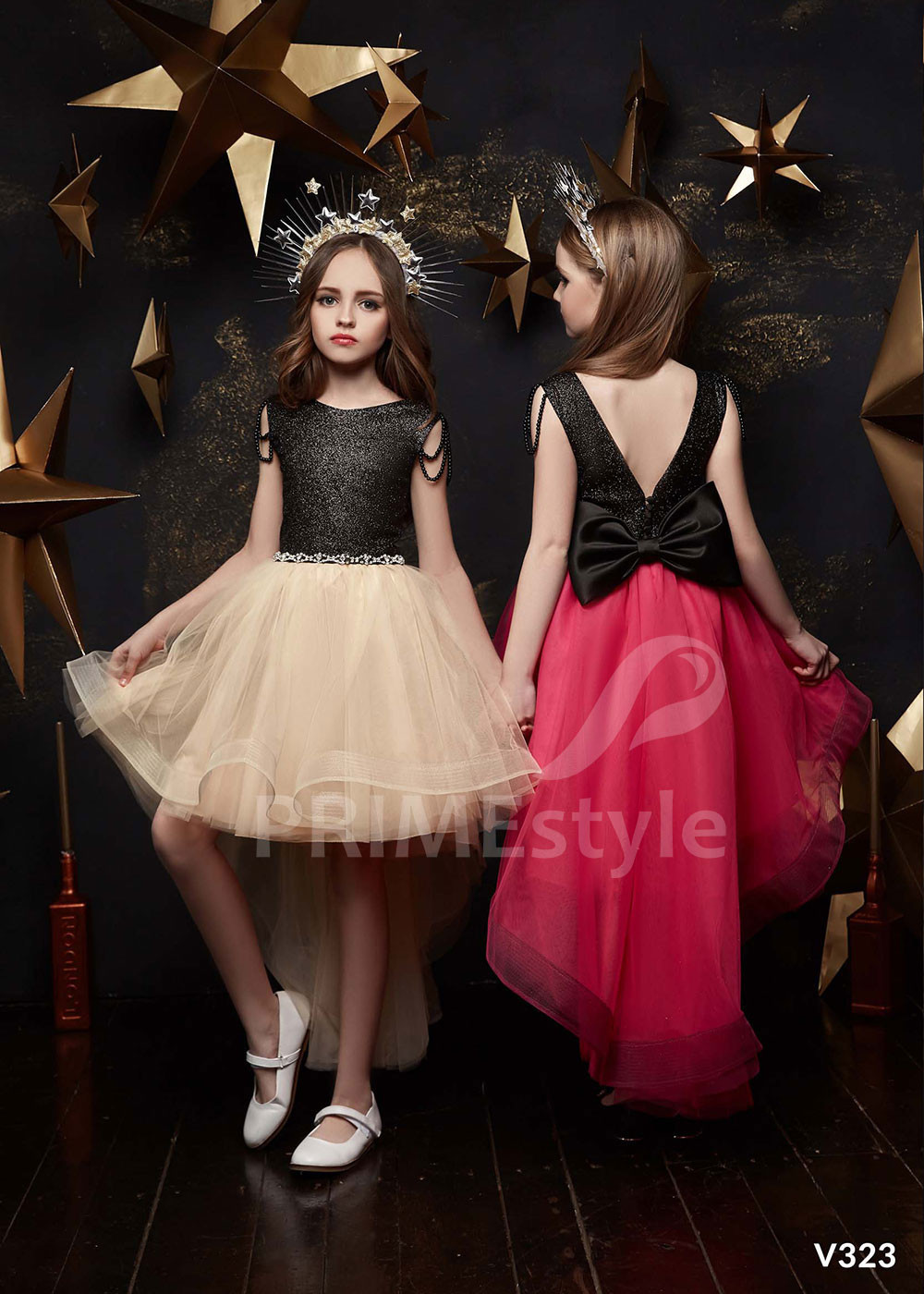 Detské slávnostné šaty RV323