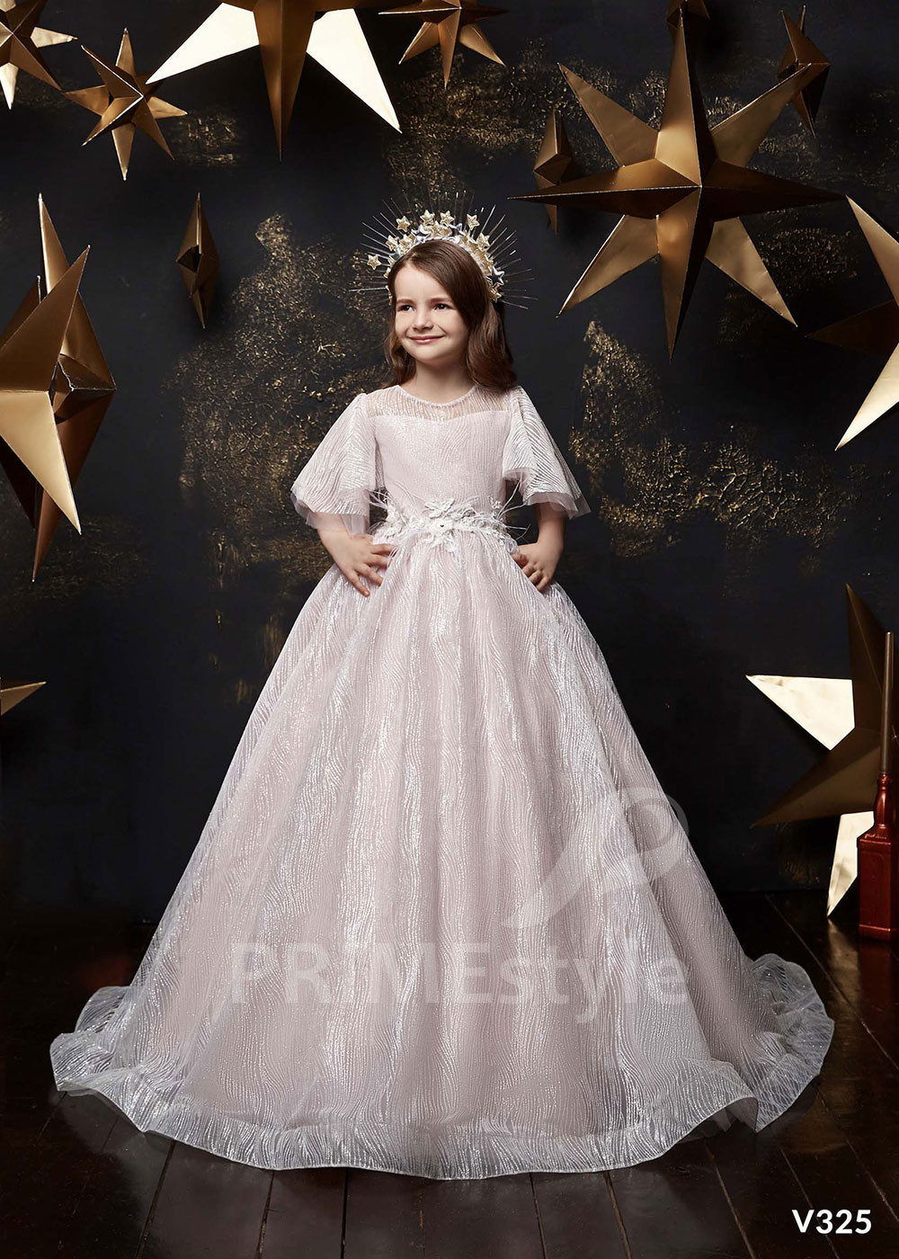Detské šaty na svadbu RV325