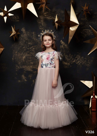 Detské spoločenské šaty RV326