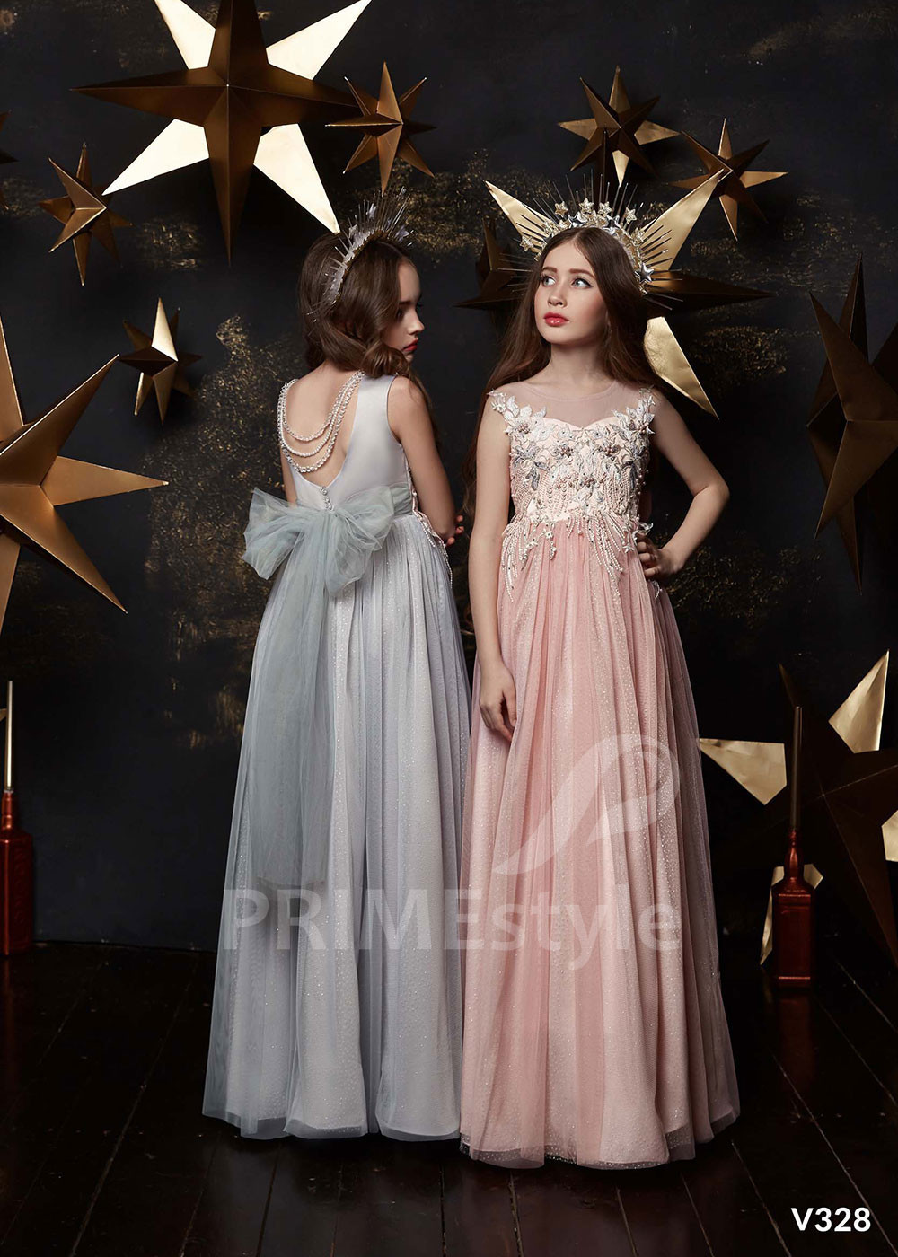 Detské šaty na svadbu RV328