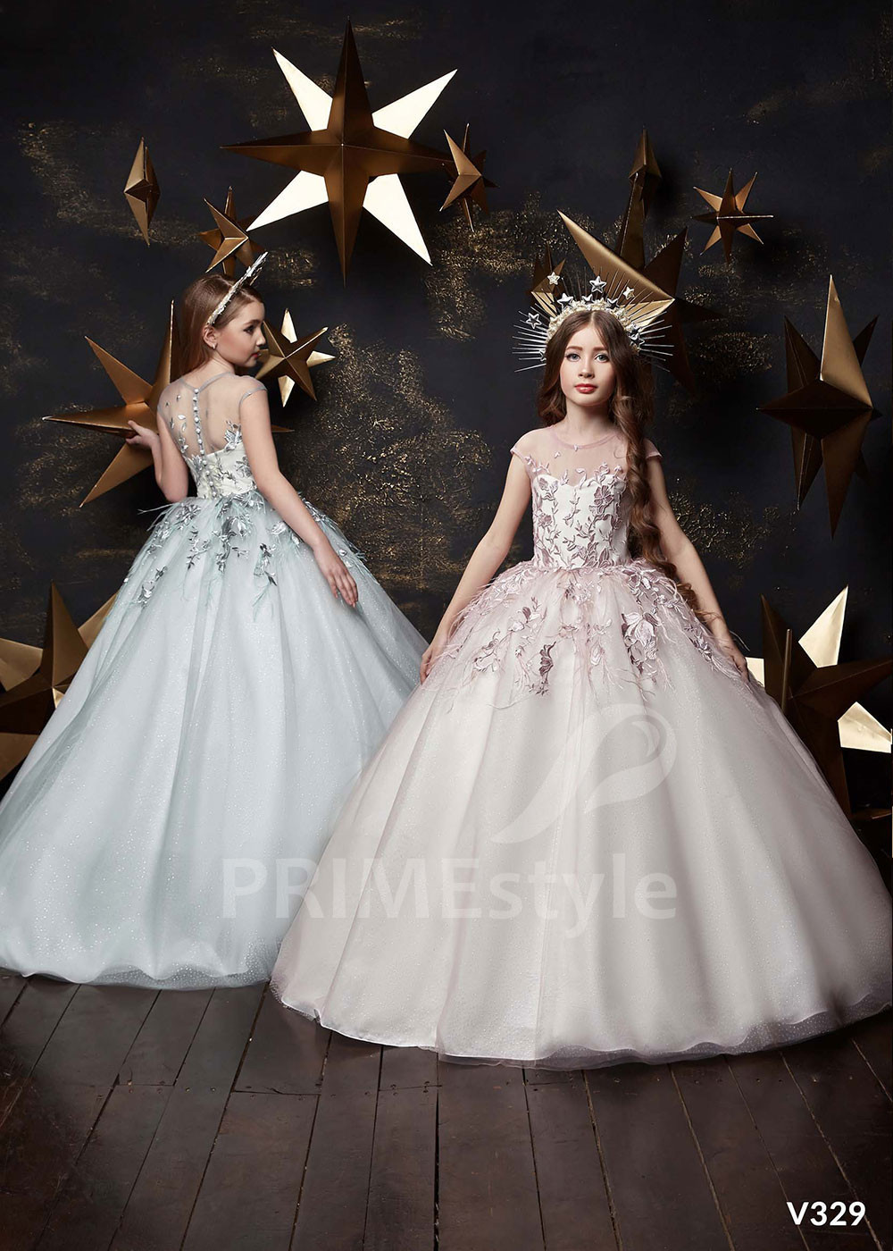 Šaty na svadbu pre malé družičky RV329