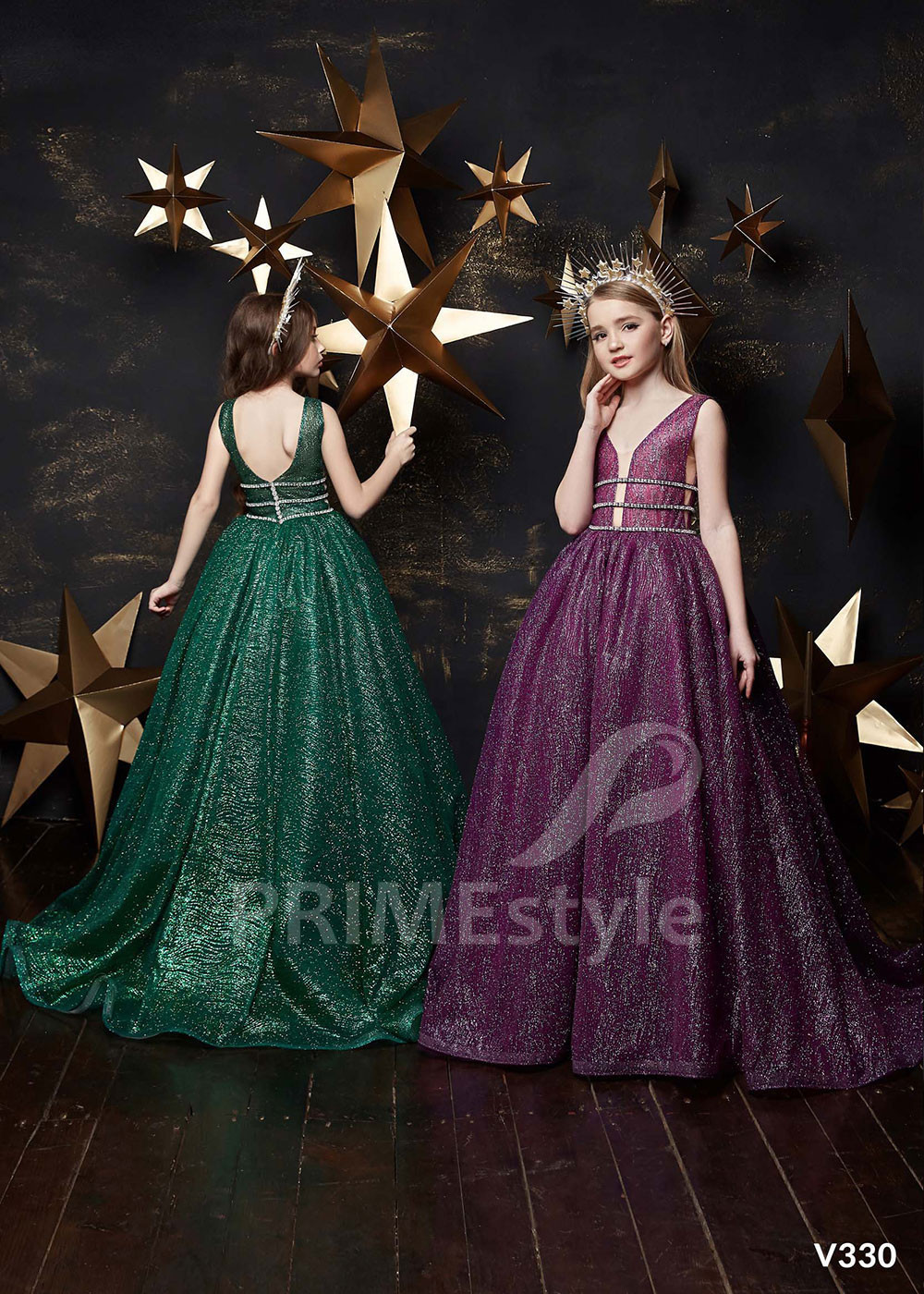 Slávnostné dievčenské šaty RV330