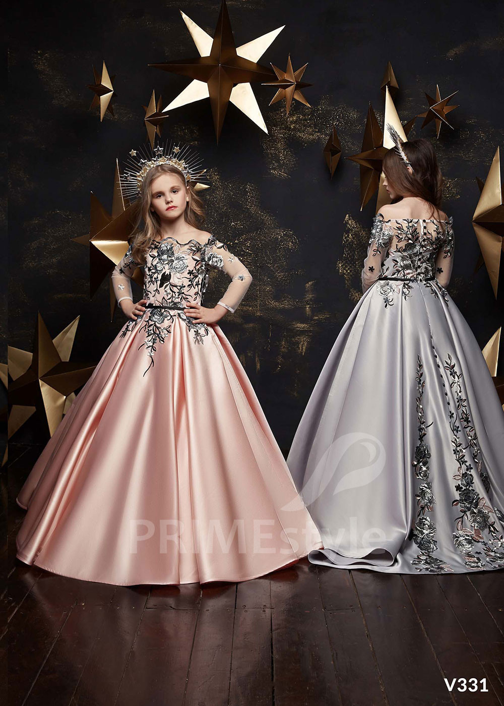 Detské princeznovské šaty RV331