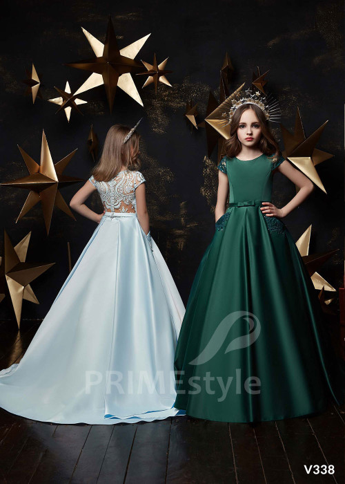 Detské spoločenské šaty RV338