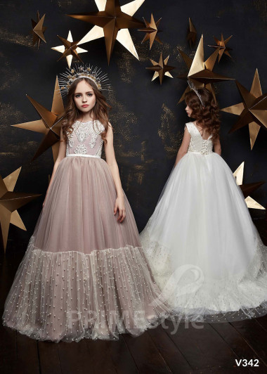 Detské šaty na svadbu RV342