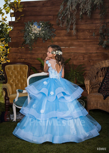 Luxusné dievčenské šaty RV001 - primestyle.sk
