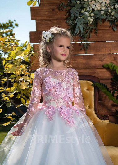 Detské spoločenské šaty na svadbu RV004 - primestyle.sk