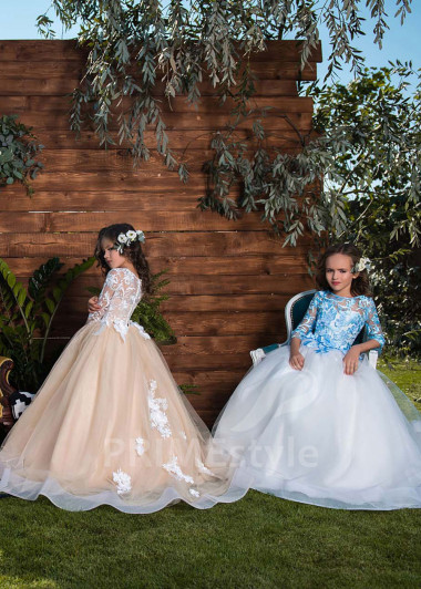 Detské spoločenské šaty na svadbu RV004 - primestyle.sk