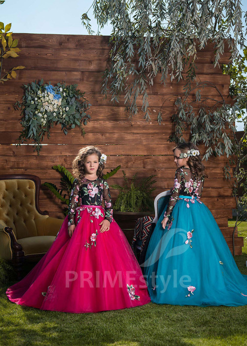 Detské slávnostné šaty RV005