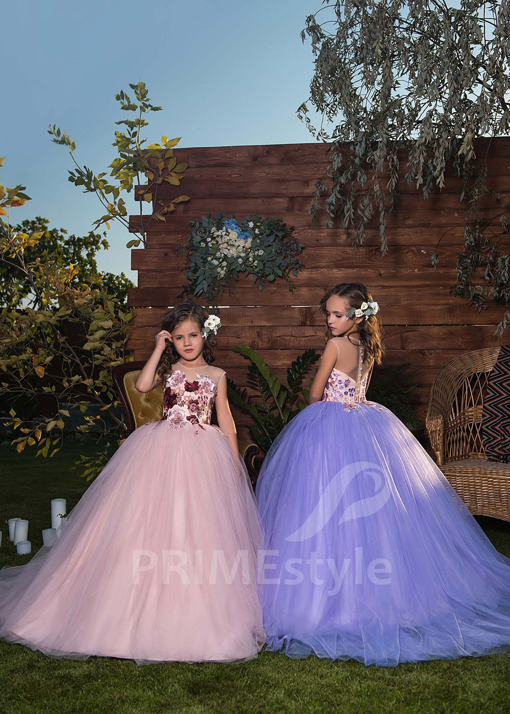 Detské princeznovské šaty RV006