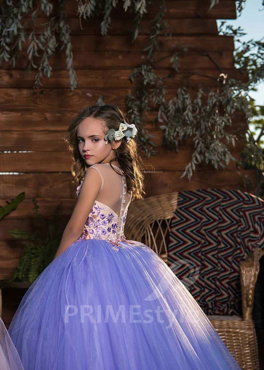 Detské princeznovské šaty RV006