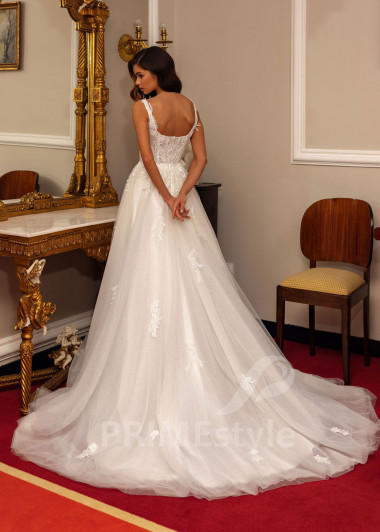 Luxusné čipkované svadobné šaty Erika - primestyle.sk