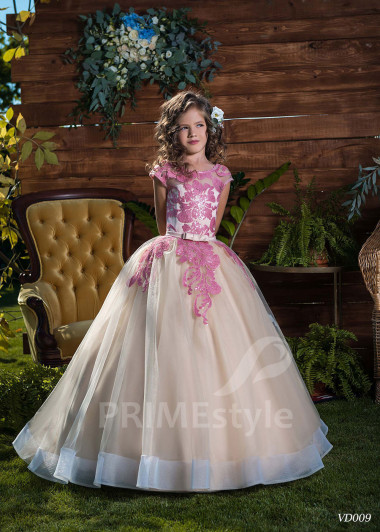 Detské spoločenské šaty RV009