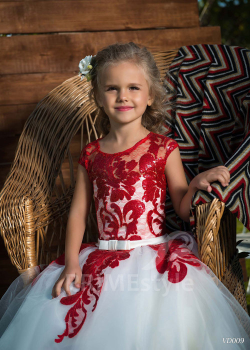 Detské spoločenské šaty RV009